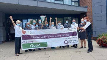 Nottingham care home celebrates glowing CQC report
